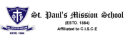 St. Paul's Mission School Logo 300x100 px White Background